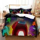 Комплект постельного белья с 3D принтом 031, односпальная и двуспальная кровать в стиле, комплект с чехлом для детской спальни