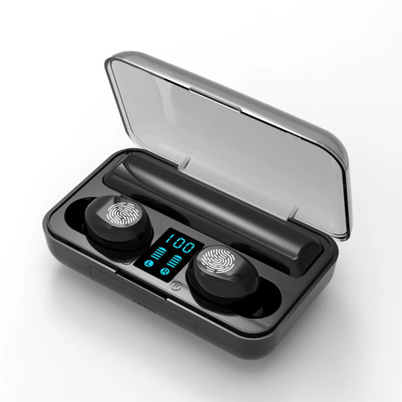 Новые беспроводные наушники F9 Bluetooth 5 0 TWS Hi Fi мини для спорта и бега поддержка