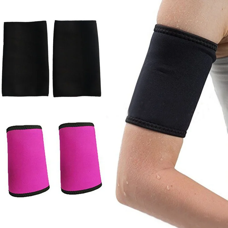 

2pcs/Set Women Shapers Sweat Sauna Slimming Shirt Body Shaper Arms Sleeves Thigh Trainer Calf Shapewear Weight Loss Suits