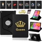 Вращающийся на 360 градусов чехол из искусственной кожи для планшета Samsung Galaxy Tab A 10,1 дюйма 2019 T510 T515Tab S6 Lite P610, защитный чехол