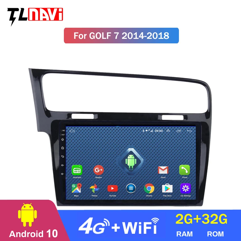 4G LTE 2G ОЗУ 10 1 дюймов Android полносенсорная Автомобильная Мультимедийная система для