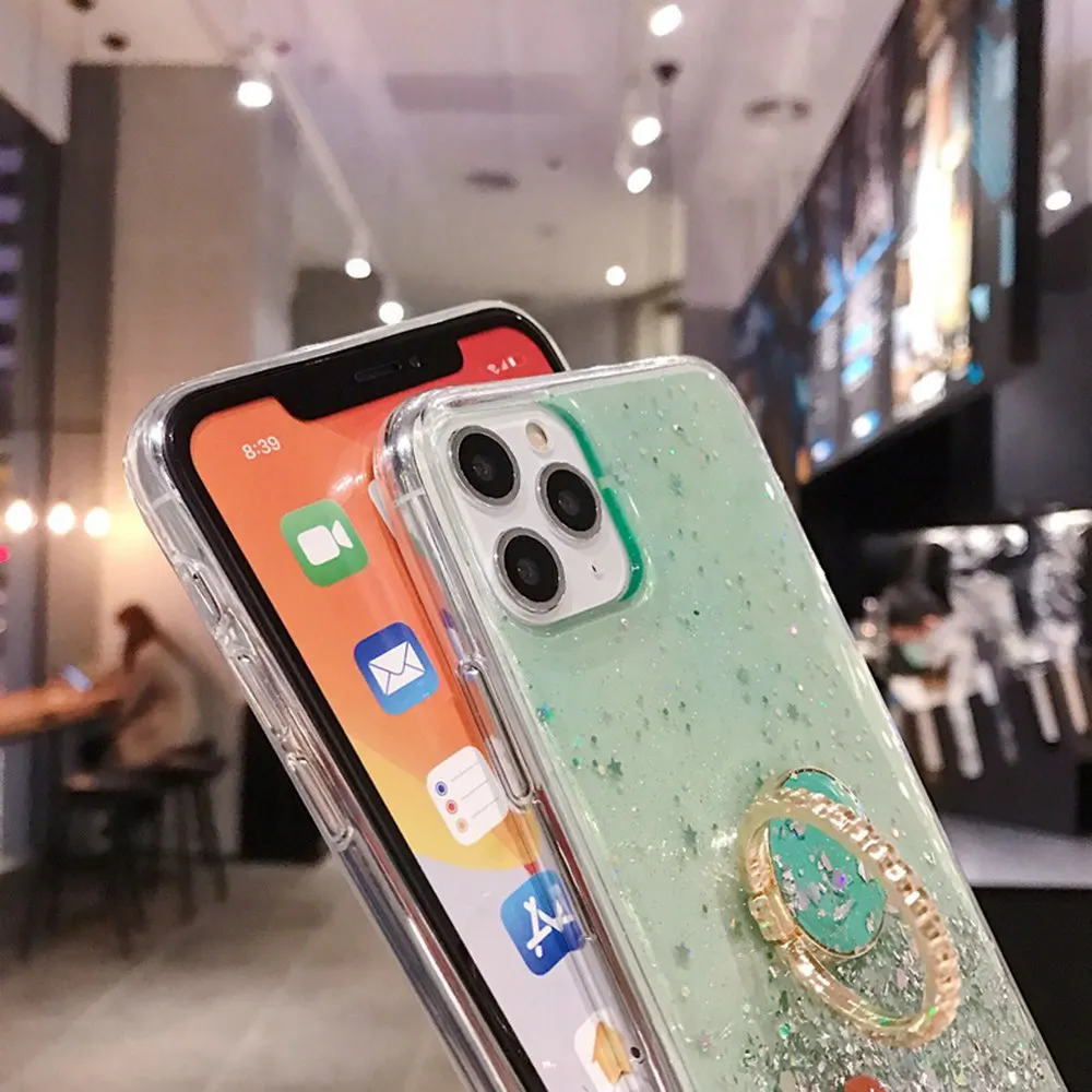 

YBD Ring Holder Bling Case for Xiaomi Redmi Note 9s 8T 8 7 pro K20 Pro Coque for Xiaomi mi 10 9 9t cc9 pro 8 lite 8 9 se Case