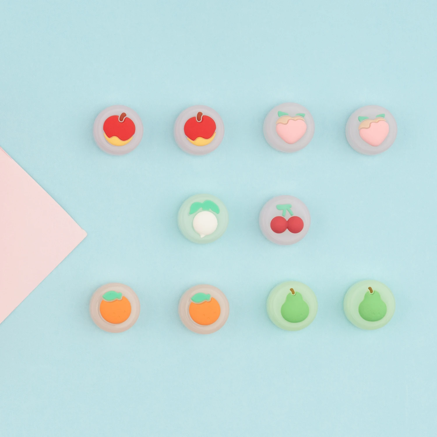 4 шт. силиконовые колпачки для джойстика фрукты | Электроника