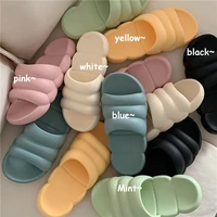 womens slippers summer sandals thicken eva soft bath slip cute ins cloud shap design antislip sole flat slide shoes