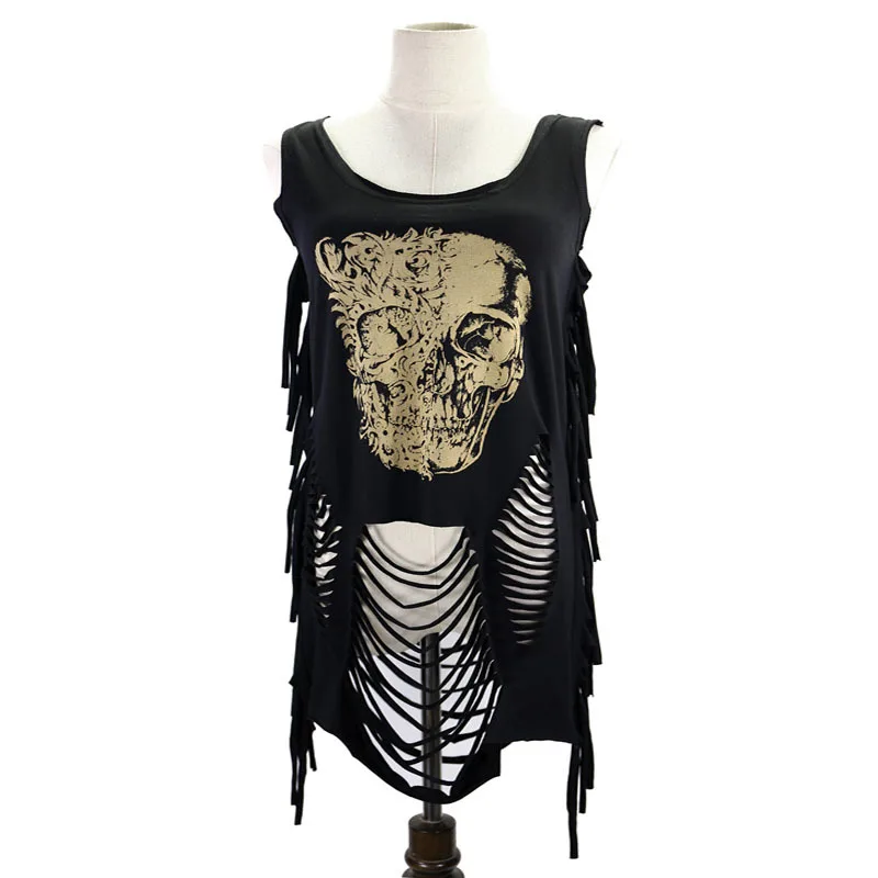 

Statement Shirt Plus Size Tshirt with Holes Tassel Trendy Shirts for Women Irregular Top T-shirt with Holes Statement Top Tshirt