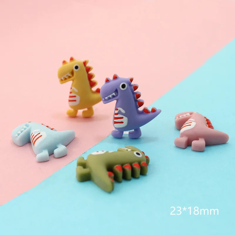 

Милый динозавр, кактус, утка, кабошоны с плоской спинкой, украшения для скрапбукинга, 20 шт.