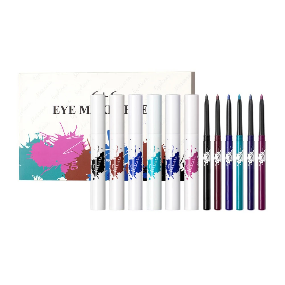 

Тушь для ресниц и жидкая подводка для глаз, 12 шт.