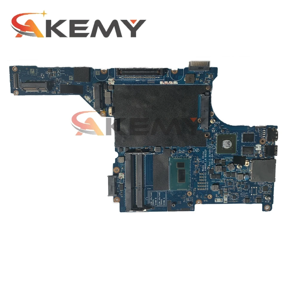Akemy для DELL E5440 Материнская плата ноутбука VAW30 LA-9832P с SR1EE I5-4310u 2 0 ГГц N14M-GE-S-A2 GT720M 100%