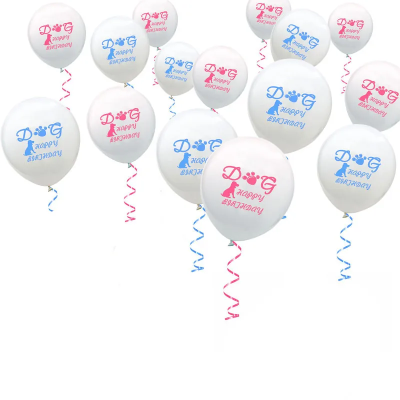 12 дюймовый мультяшный ног собаки на день рождения латексный шар для питомца