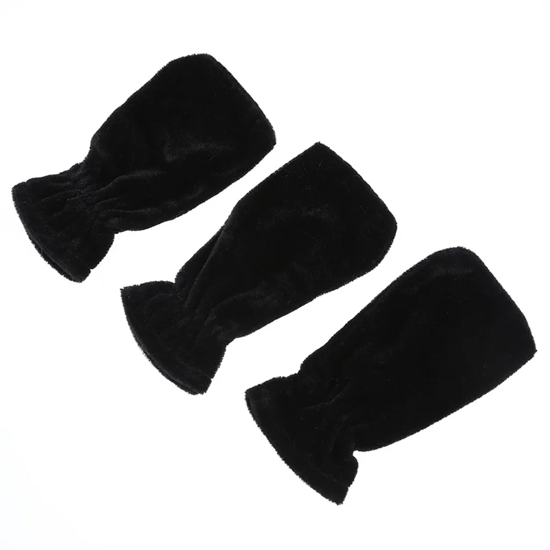 3 шт. чехол на педаль для фортепиано Pleuche Универсальный черный | Спорт и