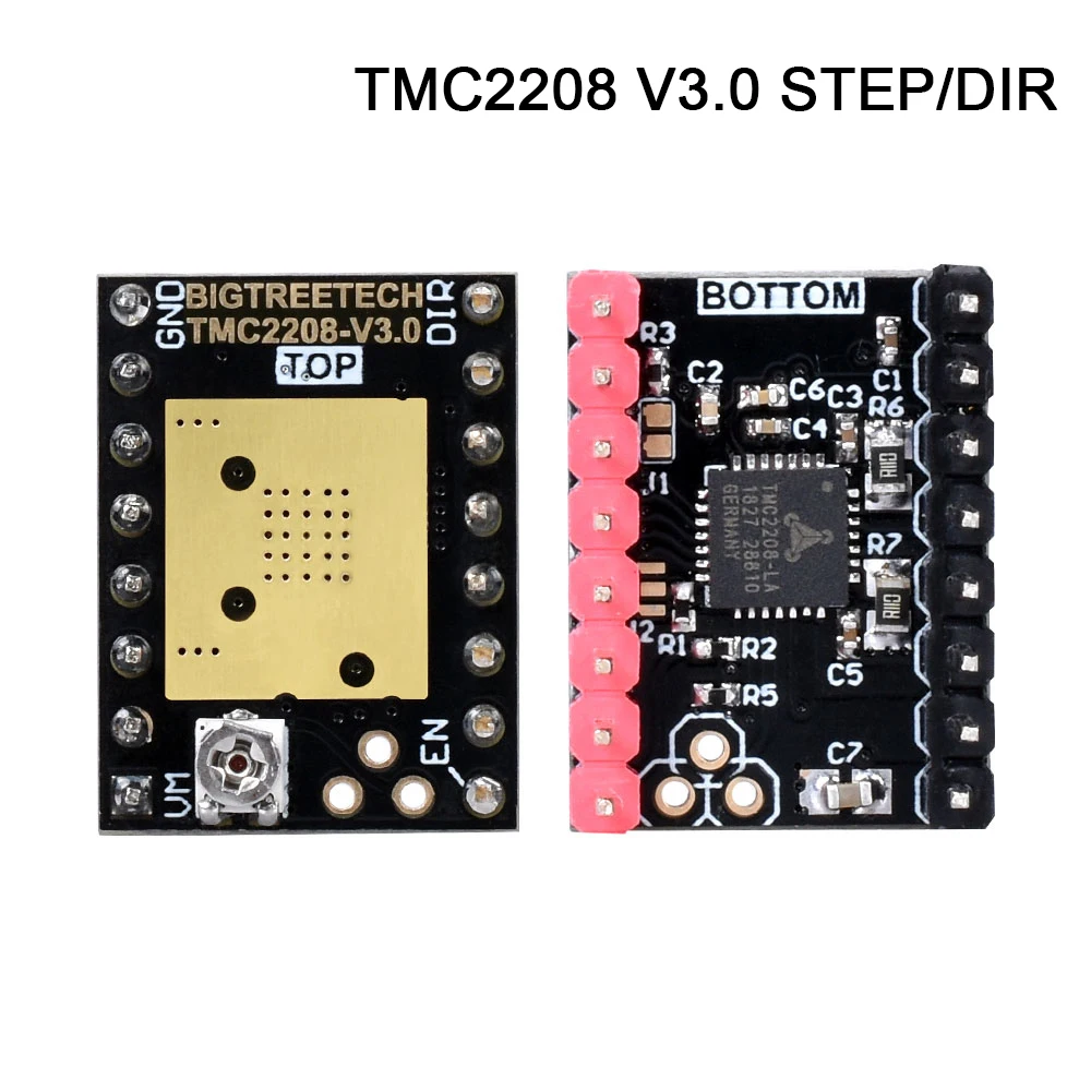 TMC2208 V3.0 STEP 5 шт. TMC2209 UART TMC2208 TMC2130 SPI TMC5160 TMC5161 Драйвер шагового двигателя для 3D-принтера SKR V1.3 PRO MINI MKS GEN Reprap - Цвет: TMC2208 V3.0 STEP