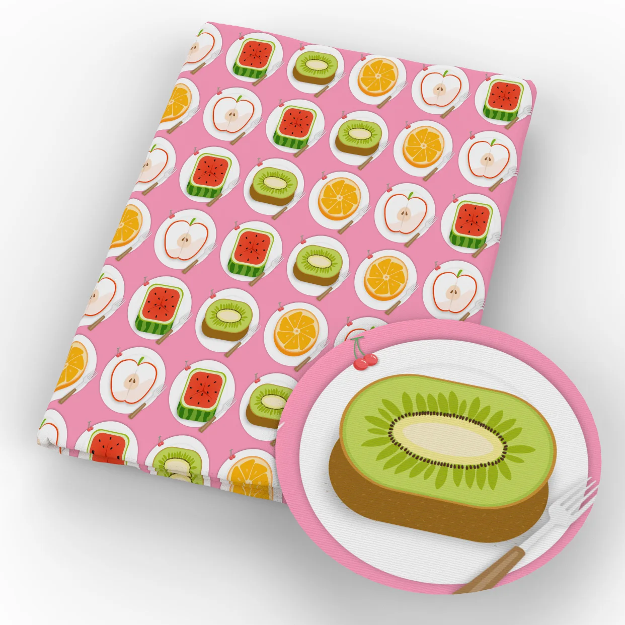 Ткань из полиэстера и хлопка Apple Fruit груша ткань для шитья квилтинга рукоделия