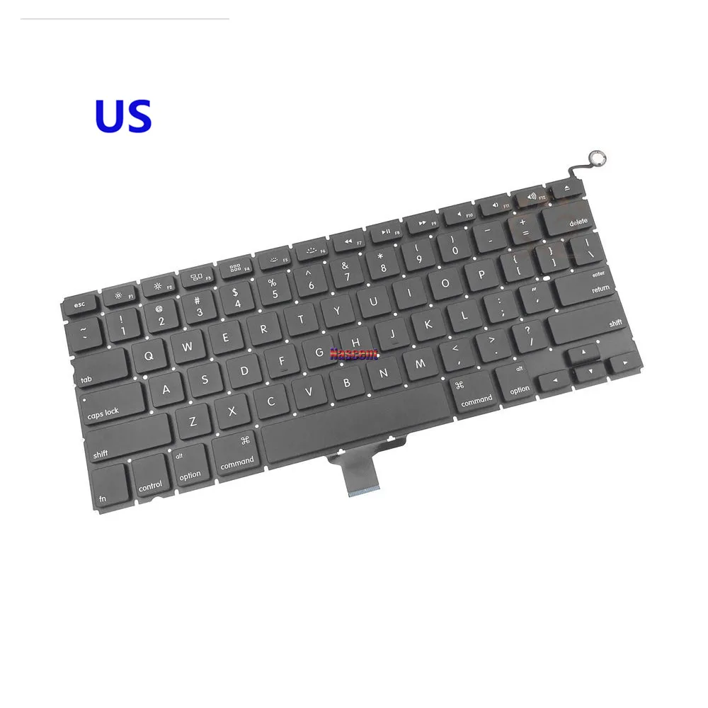 

Нам A1278 клавиатура с подсветкой для Macbook pro 13,3 дюймов ноутбук MD101 MD 102 клавиатуры с подсветкой абсолютно новый 2008-2012