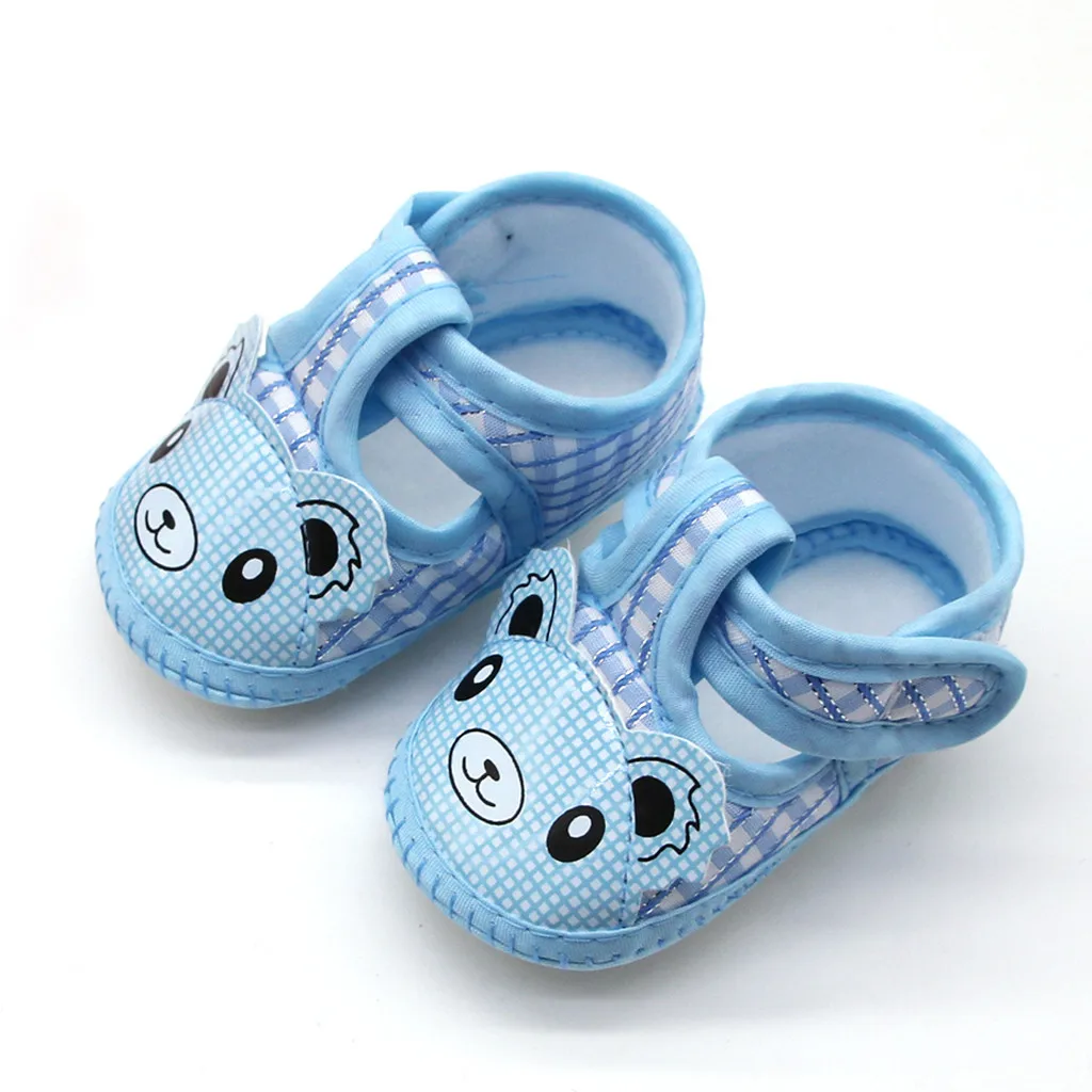 

Newborn Baby Girls Cartoon Little Bear Prewalker Soft Sole Sandals Single Shoes Sneakers kids Clogs 2021 New #