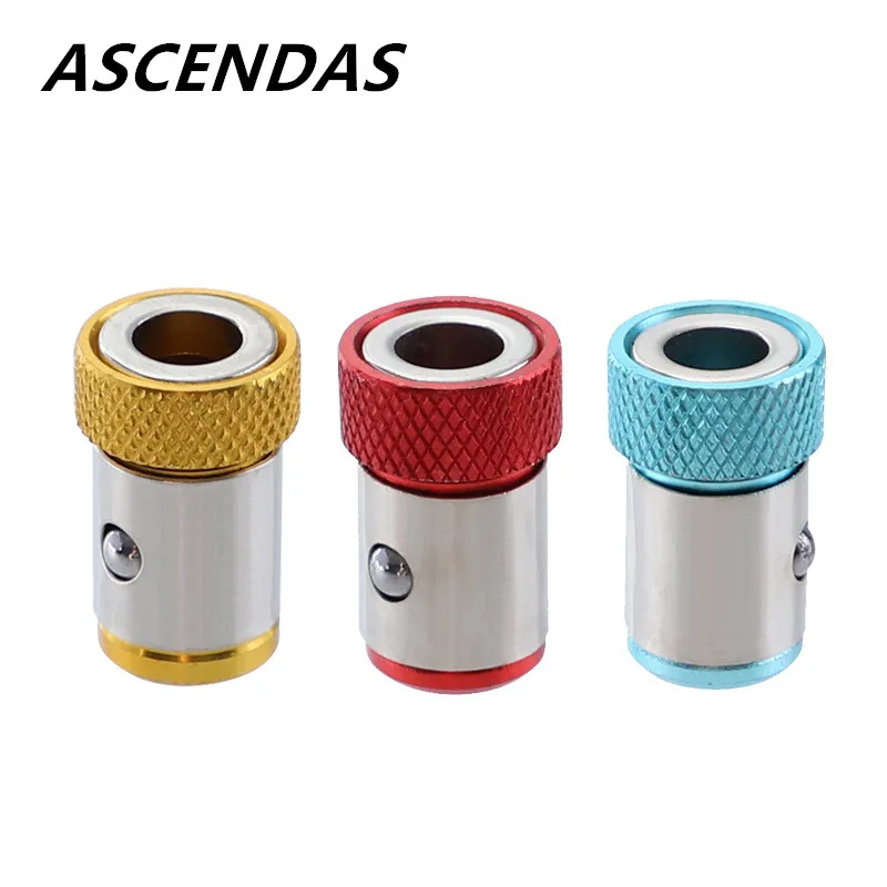 

Screwdriver Bits Magnetic Ring 1/4" 6.35mm Metal Strong Magnetizer Screw l29k For 6.35mm Shank Double Heads Screwdriver Bits