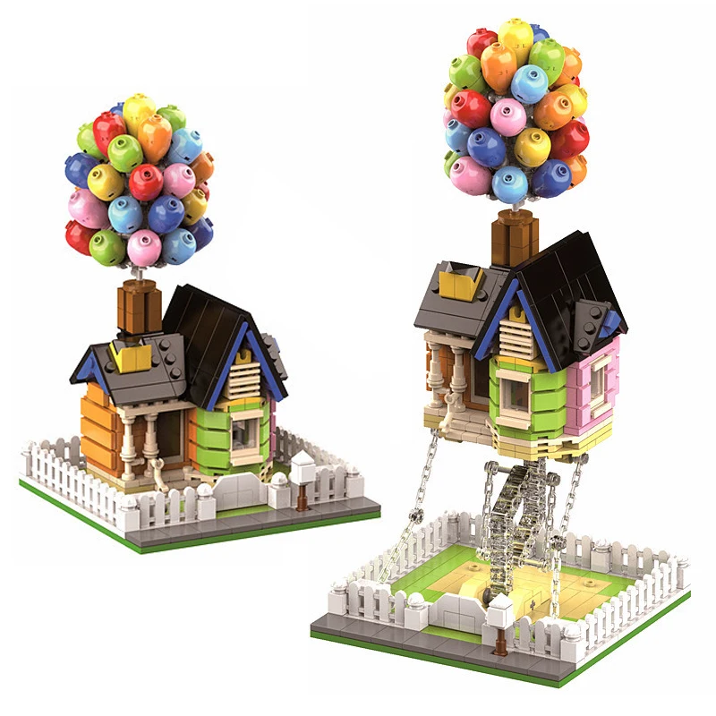 

555 шт. DIY подвесные строительные архитектурные блоки Tensegrity скульптуры летающий шар дом Кирпичи игрушки для детей Подарки