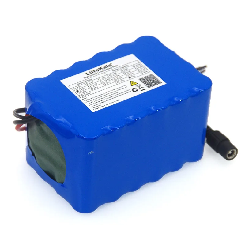 Liitokala 14,8 V 12Ah 4s6p 18650 li-iom батарейный блок для ночной рыбалки, обогреватель для Шахтерских усилителей, батареи с BMS