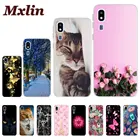 Чехол для Samsung A02S, милые цветы, кот, мягкий силиконовый чехол для Samsung A2 Core, задняя крышка для Samsung Galaxy A02s A 2 Core A 02S, чехлы