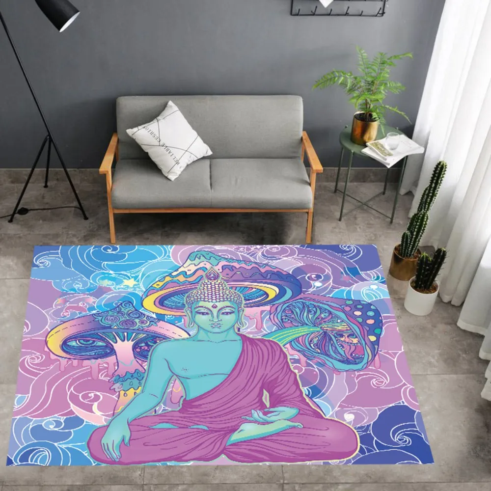 3D-печать буддийский индийский коврик пол рандомные коврики впитывающие воду