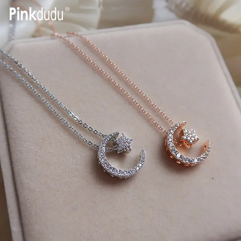 Pinkdudu короткая золотая цепочка на шею до ключиц роскошные подвесные ожерелья из