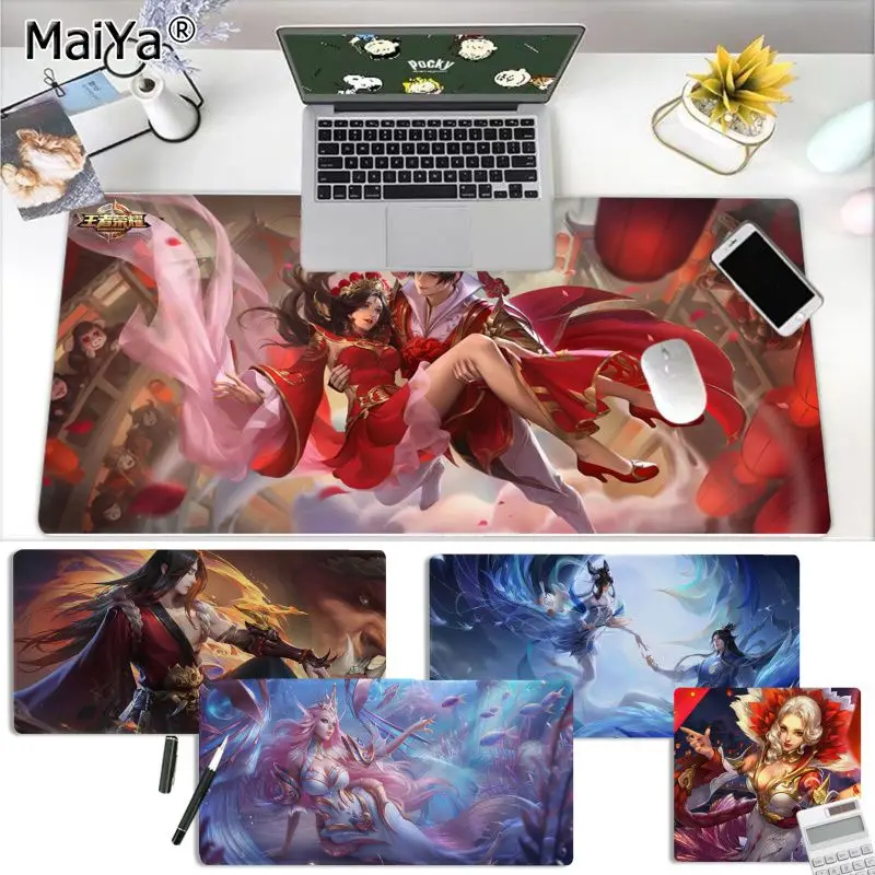 

MaiYa Popular game king of glory Your Own Mats Laptop Gaming Mice Mousepad Size for Customized mouse pad for CS GO PUBG