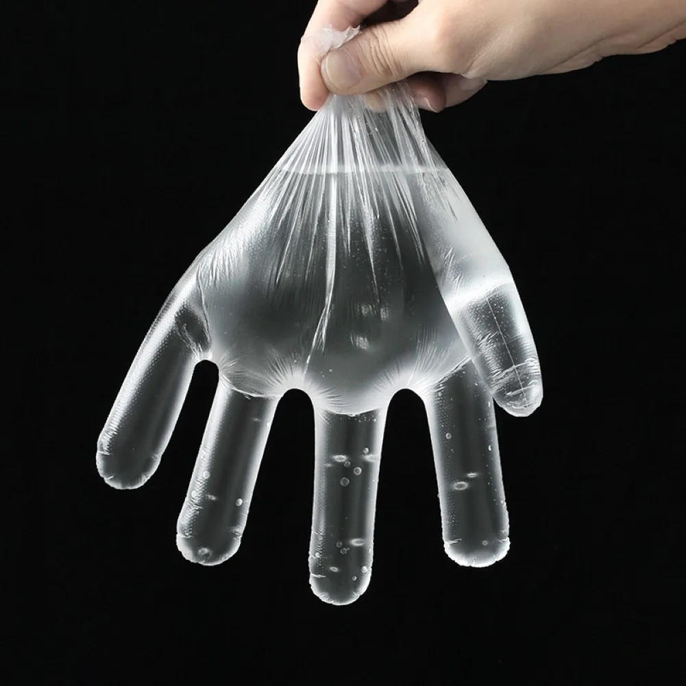 

200Pcs Hygiene Hands Protective Disposable Gloves for Kitchen Cooking Cleaning