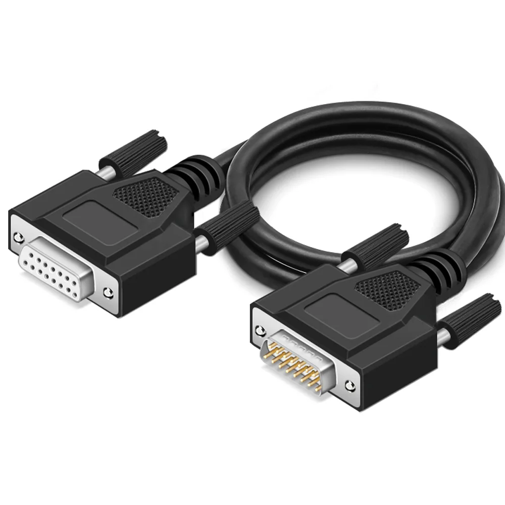 MOWU DB15 два ряда 15-контактный 15P DB 15 штекер-штекер гнездо-гнездо последовательное