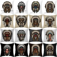 new indian headdress national style stunt exaggerated design party upholstery sofa cushion pillow case