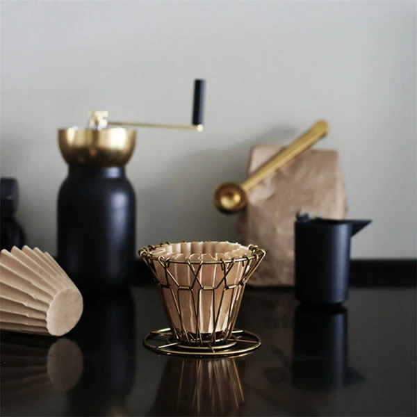 

Hand-Made Coffee Filter Foldable Portable Coffee Filter Cup Outdoor Coffee Filter with Filter Paper