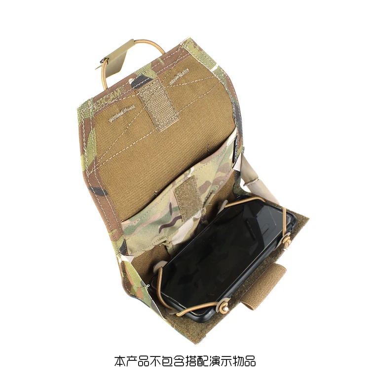 Outdoor Sports Universal MOLLE Mobile Phone Panel Bag Tactical Vest Chest PDA Bag