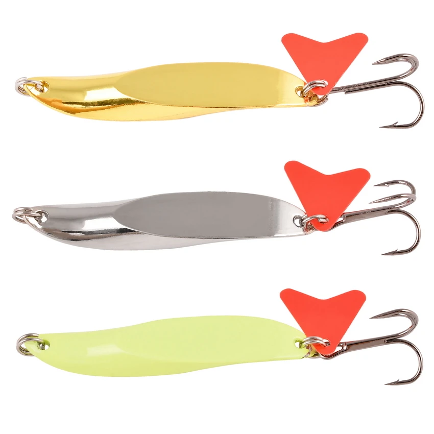 

1pcs Metal Spinner Spoon Lures Trout Fishing Lure Hard Bait Sequins Paillette Artificial Baits Spinnerbait Fish Tools 10g-56g