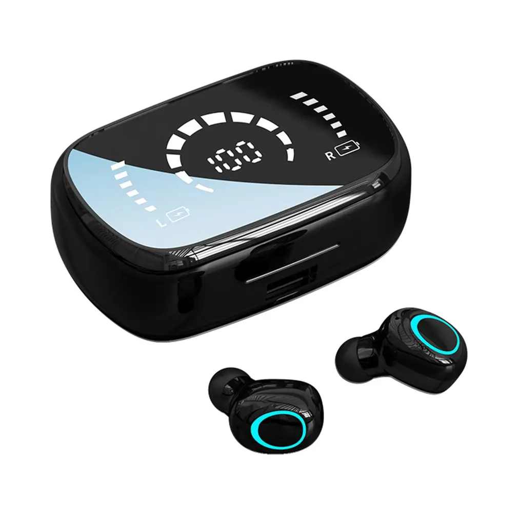

TWS-стереонаушники с поддержкой Bluetooth 5,0 и зарядным футляром на 3500 мА · ч