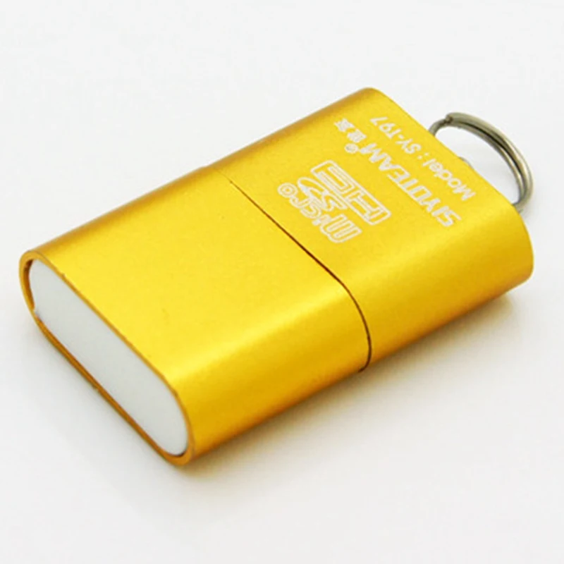 GD Портативный мини USB 2,0 Micro SD TF кард-ридер адаптер флэш-накопитель флэш-память SD - Цвет: GD