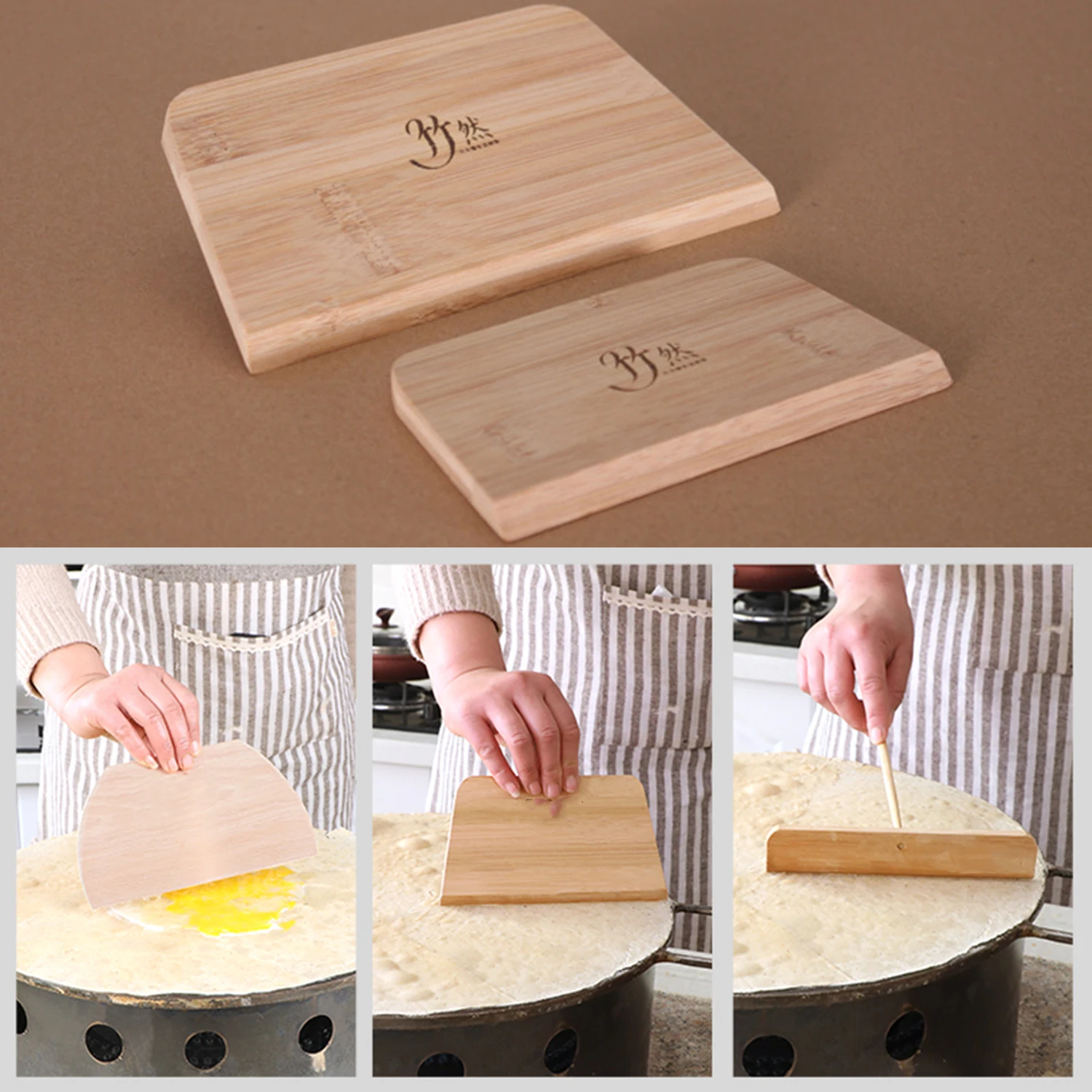 Блинница для изготовления блинов деревянная палочка разбрасывателя бамбуковый