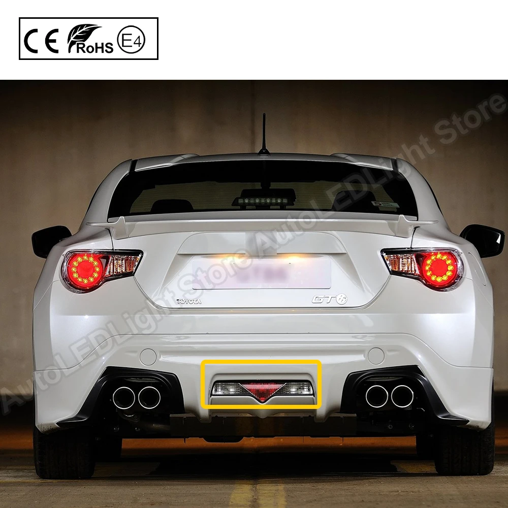 

Multi Function LED brake light+Rear Fog Light+backup/reversing light Fog Braking Lamp For Toyota GT86 Scion FR-S Subaru BRZ 2013