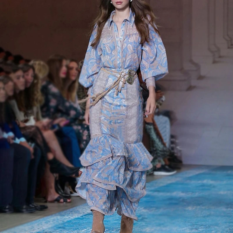 Женский комплект из двух предметов цветочный принт рукав-фонарик блузка рубашка