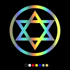 30209# наклейки на авто звезда Давида водонепроницаемые наклейки на машину наклейка для авто автонаклейка стикер этикеты винила наклейки стайлинга автомобилей украшения на бампере автомобиля несколько размеров без фона