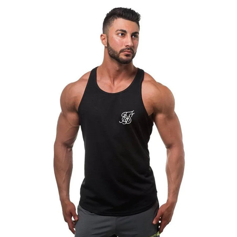 

2021 new Summer Gyms Fitness Tank Tops Men Jogger sleeveless Top Male fashion Casual Undershirt