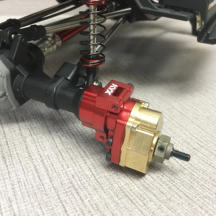 Modelo de coche portador de cubo de Metal CNC, aleaci&oacute;n de aluminio, rueda trasera, eje, copa C, Base para coches RC 1/10, actualizaci&oacute;n-3