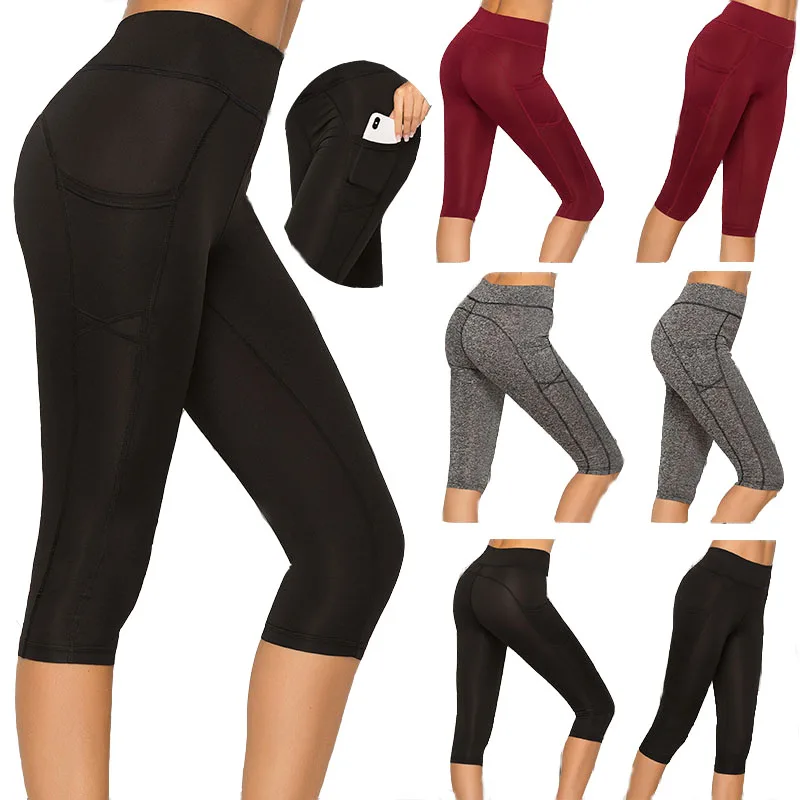 

Summer Women Sport Fitness Leggings High Waist Quick Dry Skinny Bike Short Leggings Women Elastic Casual Leggings
