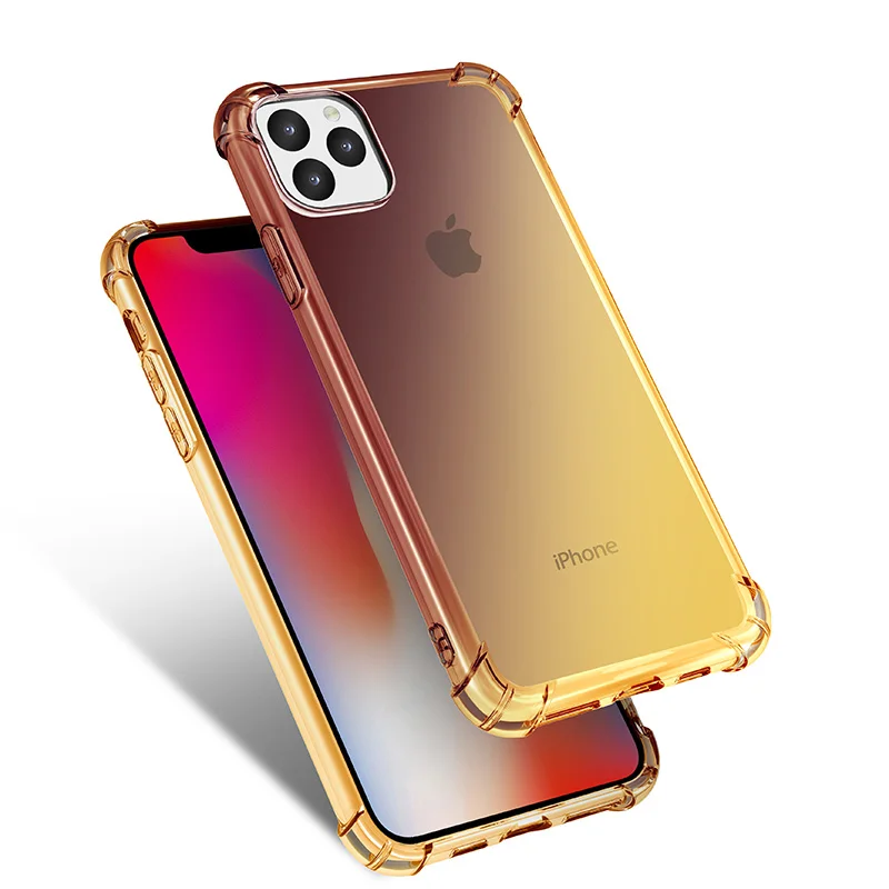 Чехол для Телефона iPhone 7 прозрачный радужный цветной чехол 11 Pro XS Max 6 6s 8 Plus X XR 5s SE