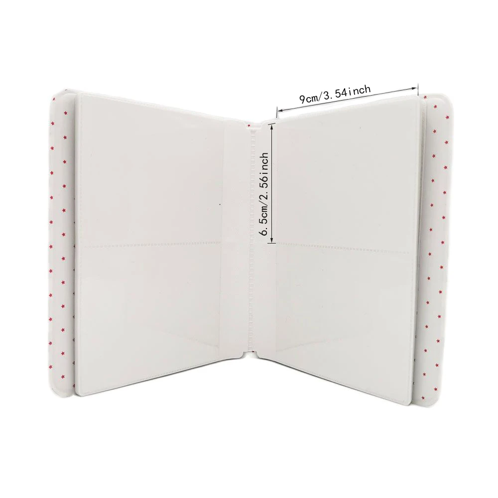 Фотоальбом Instax Mini с коровьим узором 64 кармана 3 дюйма | Дом и сад