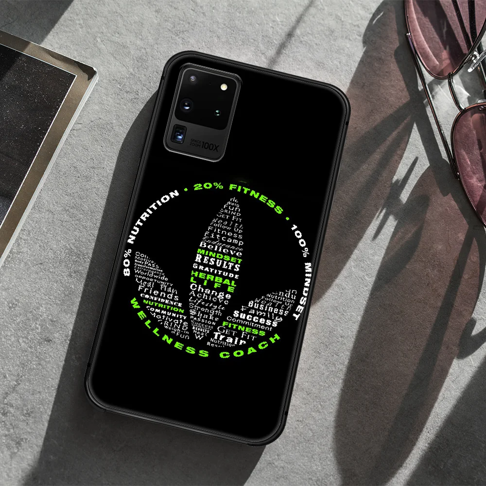 

Herbalife Phone Case Cover Hull For Samsung Galaxy S 7 8 9 10 e 20 FE edge uitra plus Note 9 10 20 black Funda Fashion Prime