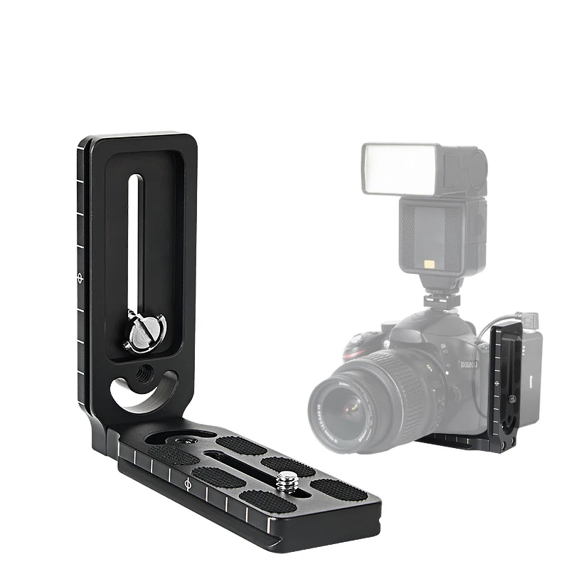 

Быстросъемная L-образная пластина BGNing QR L кронштейн держатель для CamFi для Canon/Nikon/Sony DSLR SLR фотокамеры
