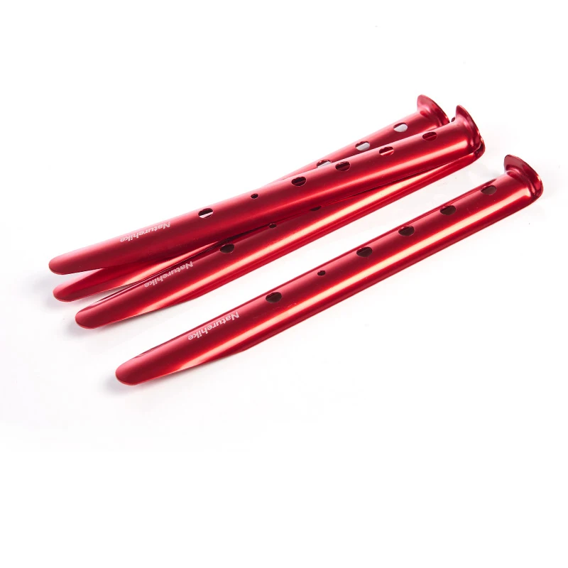 

Camping Tent Nail Aluminum Tent Peg U Shape Tent Stakes with Connecting Cord and Hook for Outdoor Hiking Snow Camping Beach