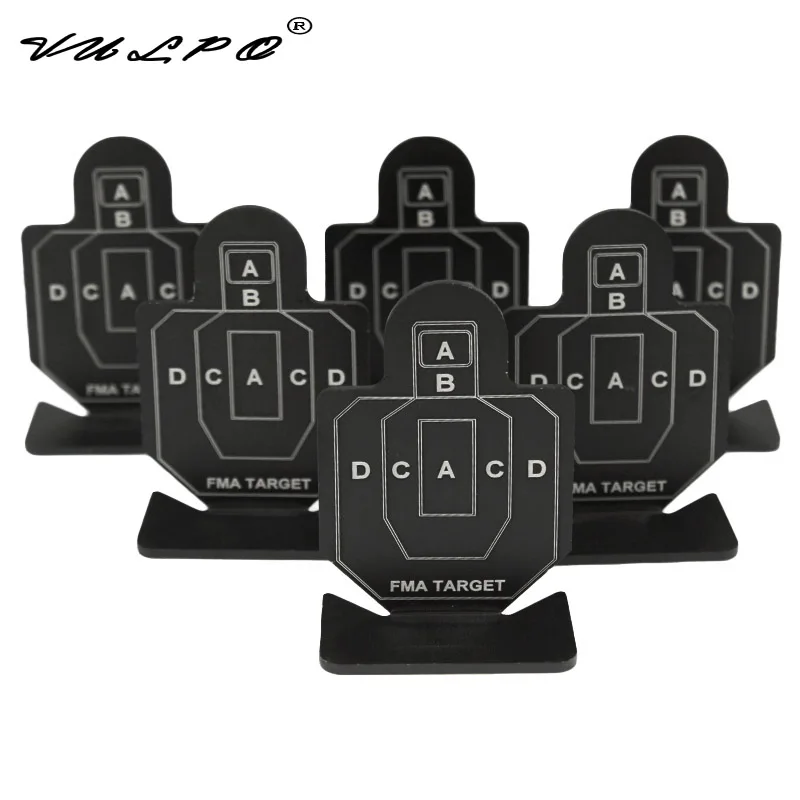 VULPO 6 шт./лот страйкбол Тактическая Охота Стрельба металлическая мишень стрельба