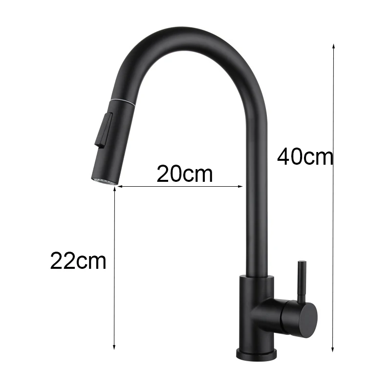 

Polishing Kitchen Faucet Pull Out Kitchen Sink Water Tap Single Handle Rotation Faucets 360 Degree Water Mixer Tap