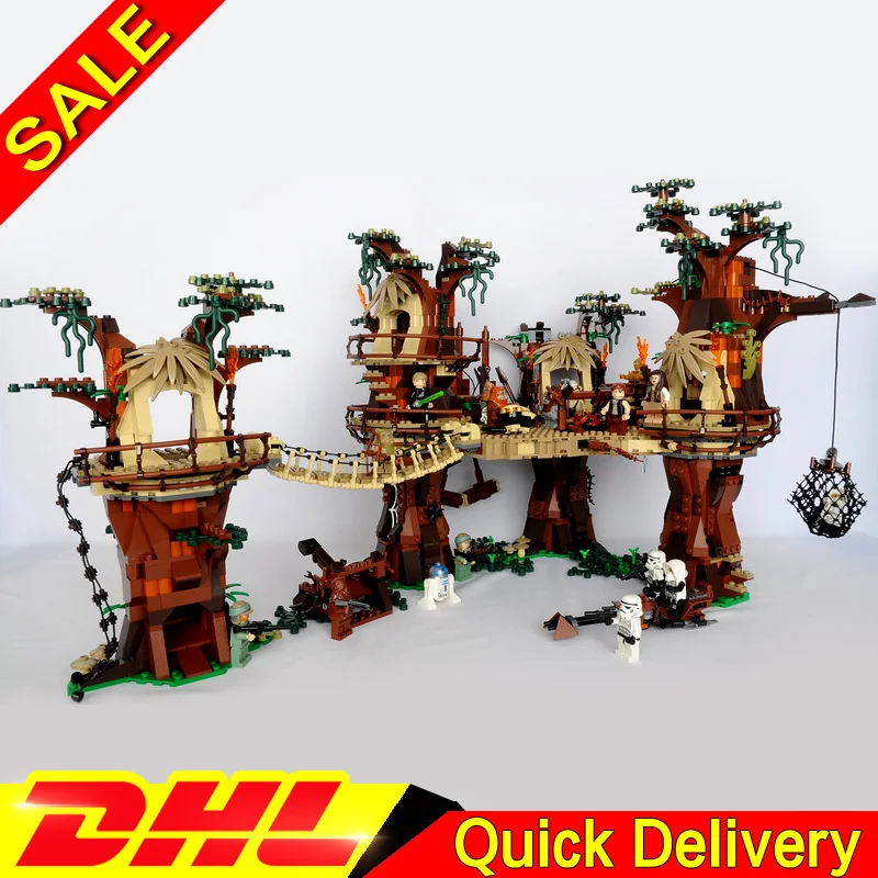 LP 05047 1990 шт. Звездные войны деревня эвоков модель конструкторы набор кирпичей