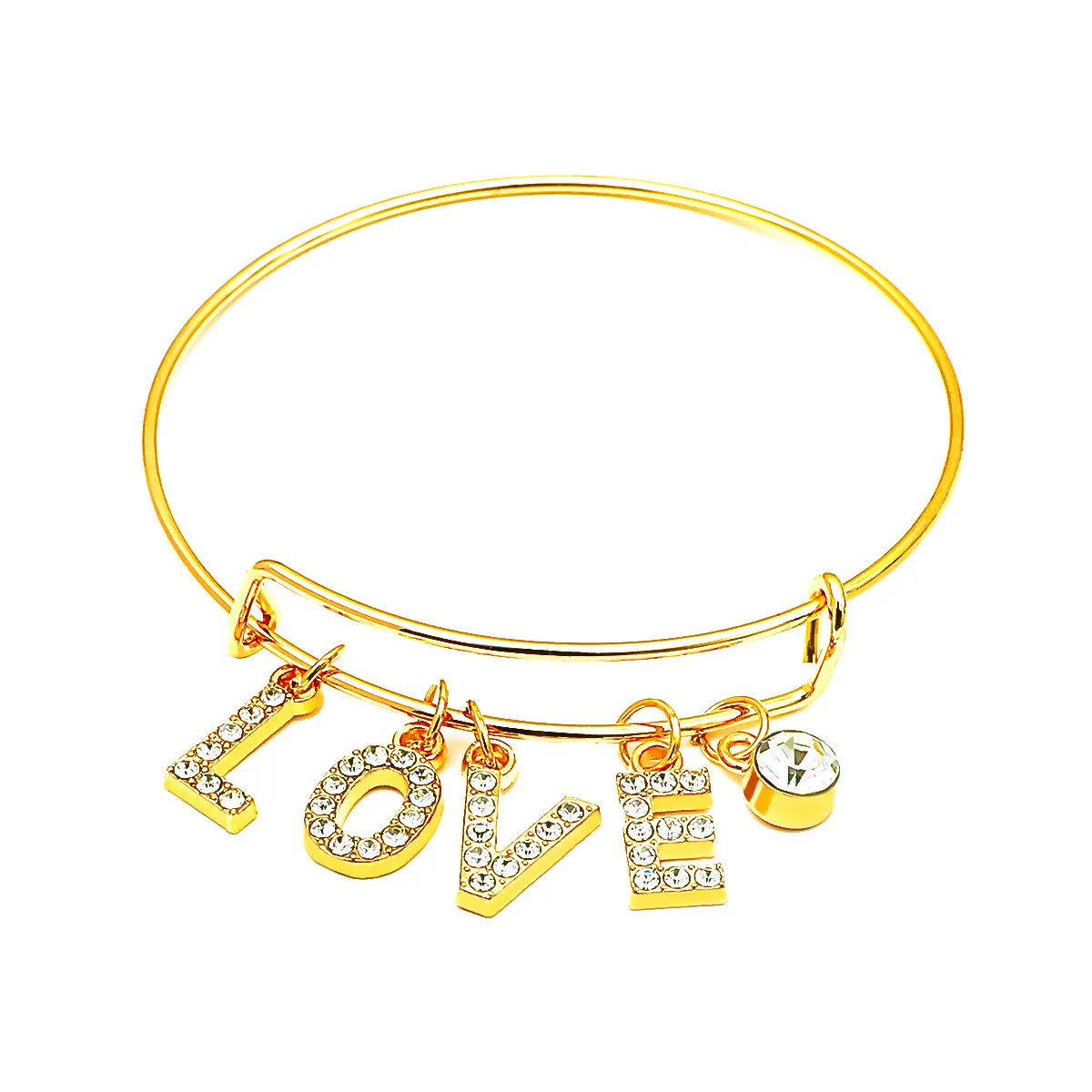 

LOVE letter bracelet retro fashion simple exquisite alloy open bracelet gift