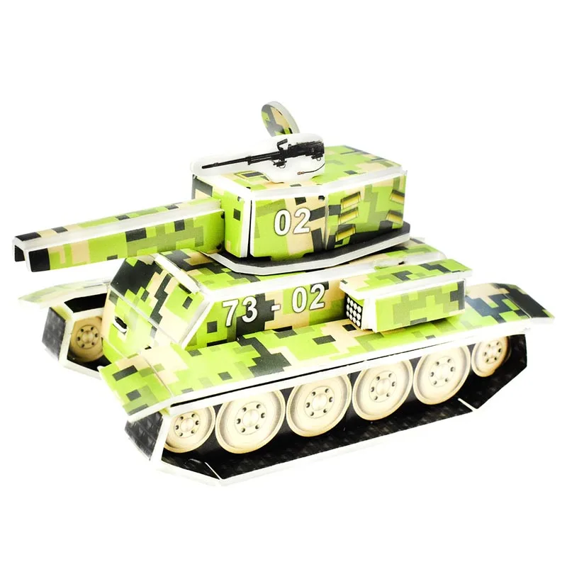 Бумажная модель 3D пазл головоломка Монтессори детское хобби изучение науки